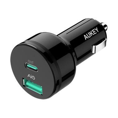 Aukey CC-Y7 USB C PD Car Charger