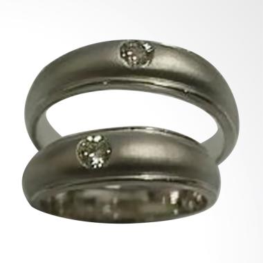 Pentacles PCI209 Wedding Ring White Gold with Diamonds