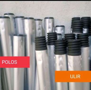 Gagang Pel Stainless | Tongkat Pel |Gagang Stainless Pel SILVER