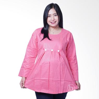 Mama Hamil SJ 359 Devi Baju Blouse Ibu Hamil - Pink Mama Hamil SJ 359 Devi Baju Blouse Ibu Hamil - Pink