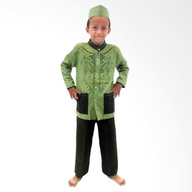 Rasya Setelan Koko Anak - Hijau