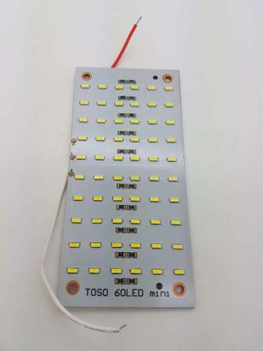 Led SMD PCB Toso 60 led ( PCB 11.5cm x 5.5 cm )