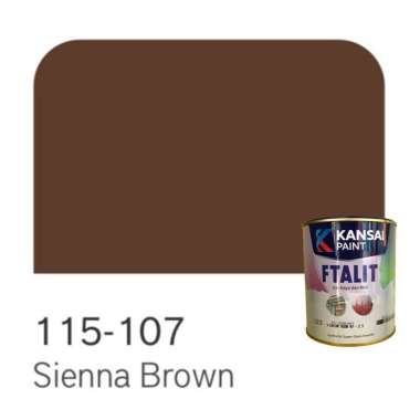 Cat Kayu dan Besi Kansai Paint Ftalit 1 kg Sienna Brown 107