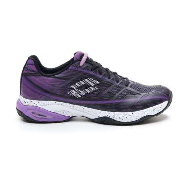 Sepatu Tenis Lotto Mirage 300 SPD Hitam Ungu 40