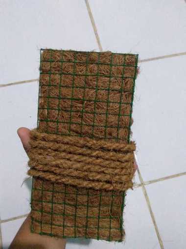 papan media tempel anggrek sabut kelapa papan tanduk rusa papan tempel sabut kelapa