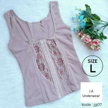 LYDYLY KORSET PELANGSING JG07 BODY PRESS TIPE SINGLET KORSET CORSET XL