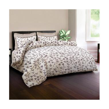 King Rabbit Motif Eros Set Sprei - Krem
