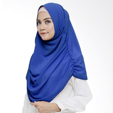 Cotton Bee 2 Faces Nurzahra Jilbab Instan - Electric Blue