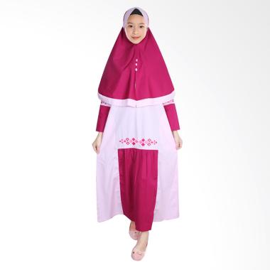 FAYRANY FGW-009A Baju Gamis Anak - Merah Muda