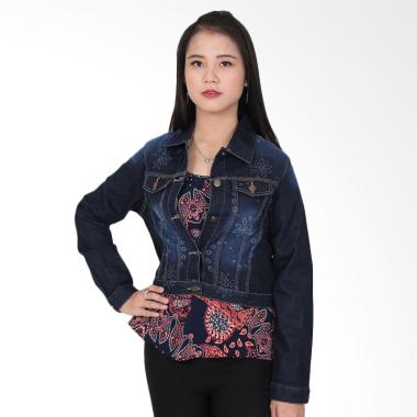 Adore Ladies Florencia Jacket Jeans - Dark Blue