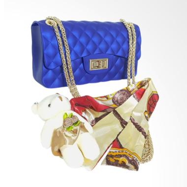 OEM Jelly Matte Mini Tas Wanita - Biru