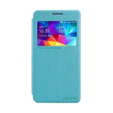 Nillkin Sparkle Leather Flip Cover Casing for Samsung Galaxy Grand Prime G5308W - Blue