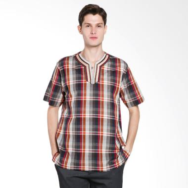 Al Mustika Cherry Baju Koko Pria - Red