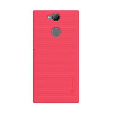 Nillkin Super Frosted Shield Hardcase Casing for Sony Xperia XA2 or Sony Xperia XA2 Dual - Red Red