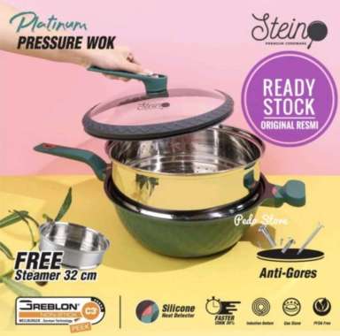 Steincookware Wok Platinum Pressure cooker MULTICOLOR