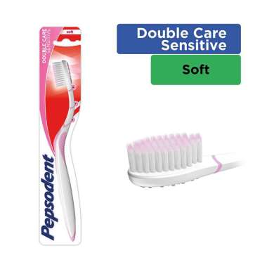 Pepsodent Double Care Sensitive Sikat Gigi Soft 2pc