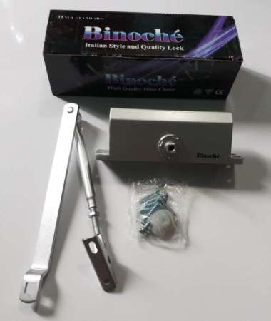 Door closer Penahan Penutup pintu rumah Otomatis Silver (B2108)