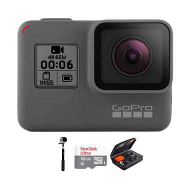 GoPro Hero 6 Combo Deluxe 32GB Action Camera - Black