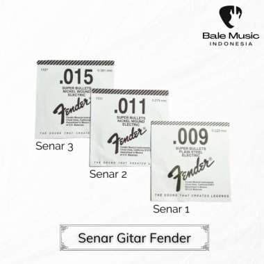 Senar Gitar Fender 1 Set (senar 1 s/d 6)