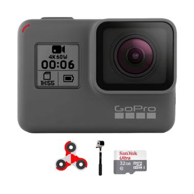 GoPro Hero 6 Combo Supreme 32GB SpinIndo Action Camera - Black