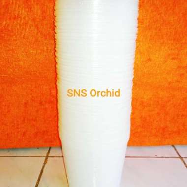 pot fleksibel anggrek dewasa 100 pcs diameter 10 cm 3,5 inchi flexibel plastik transparan besar beni