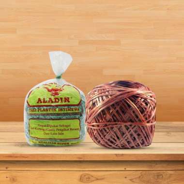 Aladin Tali Rafia Kepang Warna / Pengikat Buah / Tali Plastik Kiloan
