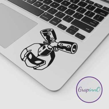 Decal Sticker Macbook Apple Medabot Metabee Anime Stiker Laptop