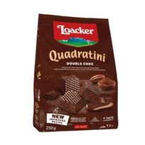 LOACKER QUADRATINI DARK CHOCOLATE 250GR