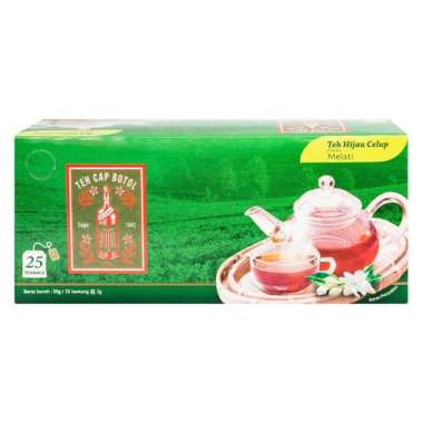 Teh cap botol hijau celup 25s