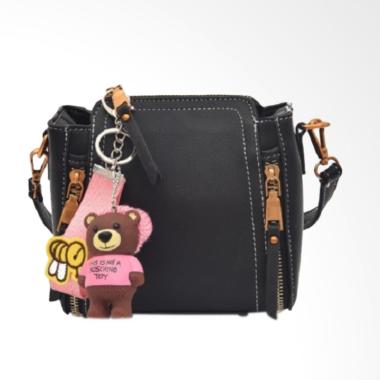 Fashion 0930020543 Fashion Gantungan Tas Selempang Wanita - Black