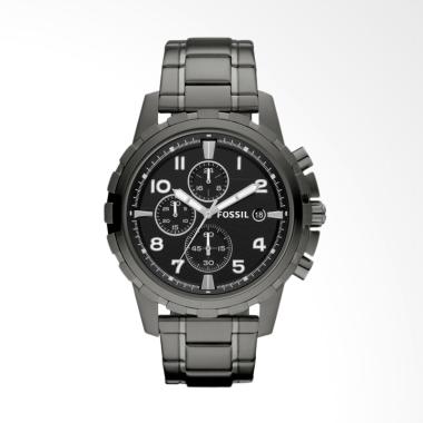 Fossil Men's Dress - Smoke Round Di ... Jam Tangan Pria - FS4721