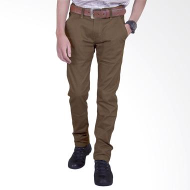 Primestore Celana Chino Panjang Pria - Coffee [Big Size]