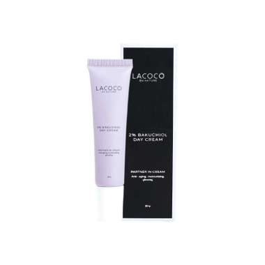 Lacoco Baru - Lacoco 2% Bakuchiol Day Cream - Cream Wajah Sensitif - Cream Siang Wajah Glowing - Pen