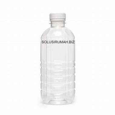 botol pet 500ml kosong aqua 500 ml bottle plastik pet baru plus tutup