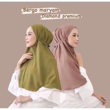 HIJAB BERGO MARYAM/JILBAB INSTAN BERGO MARYAM/MARYAM BERGO DIAMOND