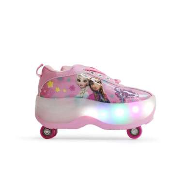 Sepatu Roda Anak Roda 4 Karakter Frozen Bisa Nyala 28
