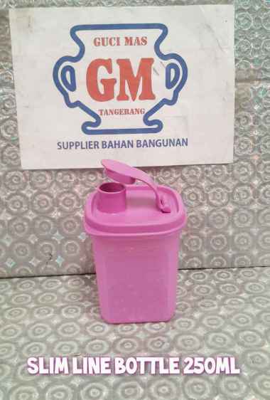 Botol Minum Tupperware Slim Line 250ml Pink