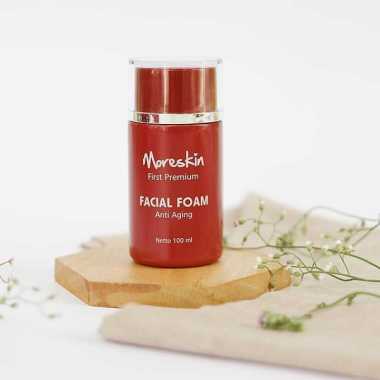 Moreskin Nasa - Moreskin Facial Foam - Pembersih Wajah Anti Aging - sabun muka facial wash - sabun m