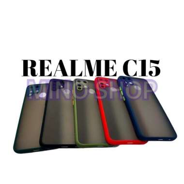 SOFTCASE REALME C15 - HARDCASE DOVE MYCHOICE PLUS PELINDUNG KAMERA - AERO CASE