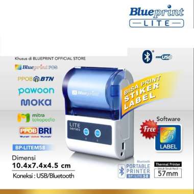 Printer Thermal Portable Bluetooth BLUEPRINT BP-LITE 58