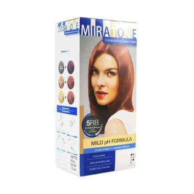 WHS - Miratone Cond Cream Color 5RB Cat Rambut - Reddish Brown [60 mL] -