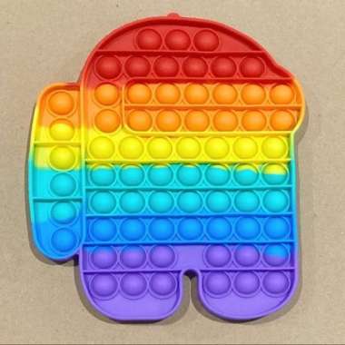 POP IT JUMBO XL AMONG US STANDING RUNNING - mainan anak popit - Standing