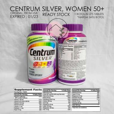 Centrum Silver Multivitamin - Harga Terbaru Oktober 2022 ...