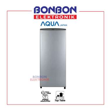 AQUA Freezer AQF-S6(S) 6 Rak Asi / Es Batu AQFS6S Kulkas 1 Pintu