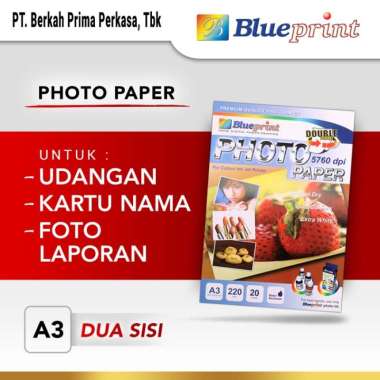 BLUEPRINT Kertas Foto / Double Sided Photo Paper A3 220 gsm
