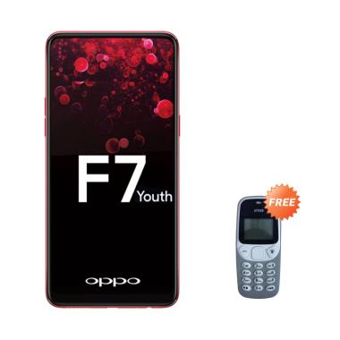 OPPO F7 Youth Smartphone - Red [64G ... ree Handphone Prince Pc-5