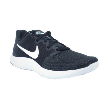 NIKE Flex Contact 2 Men Running Shoes - Black White [AA7398-001]