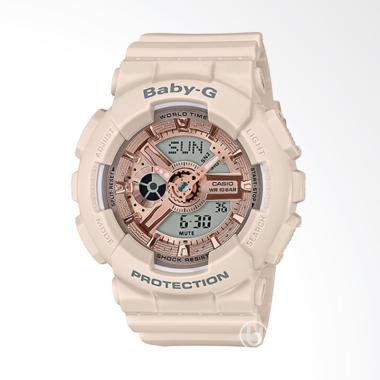 CASIO Baby-G BA-110CP-4A Jam Tangan Wanita - Pink Beige [Original]