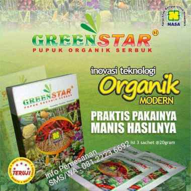 Pupuk Organik Green Star Nasa Asli - Pupuk Serbuk Terlaris Ampuh - Pupuk Raja Buah - Pupuk Sayur - P