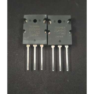Transistor A1943 dan C5200 Final Transistor untuk Power Amplifier - Original